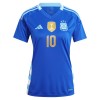 Maglia ufficiale Argentina Messi 10 Trasferta 2024 per Donna